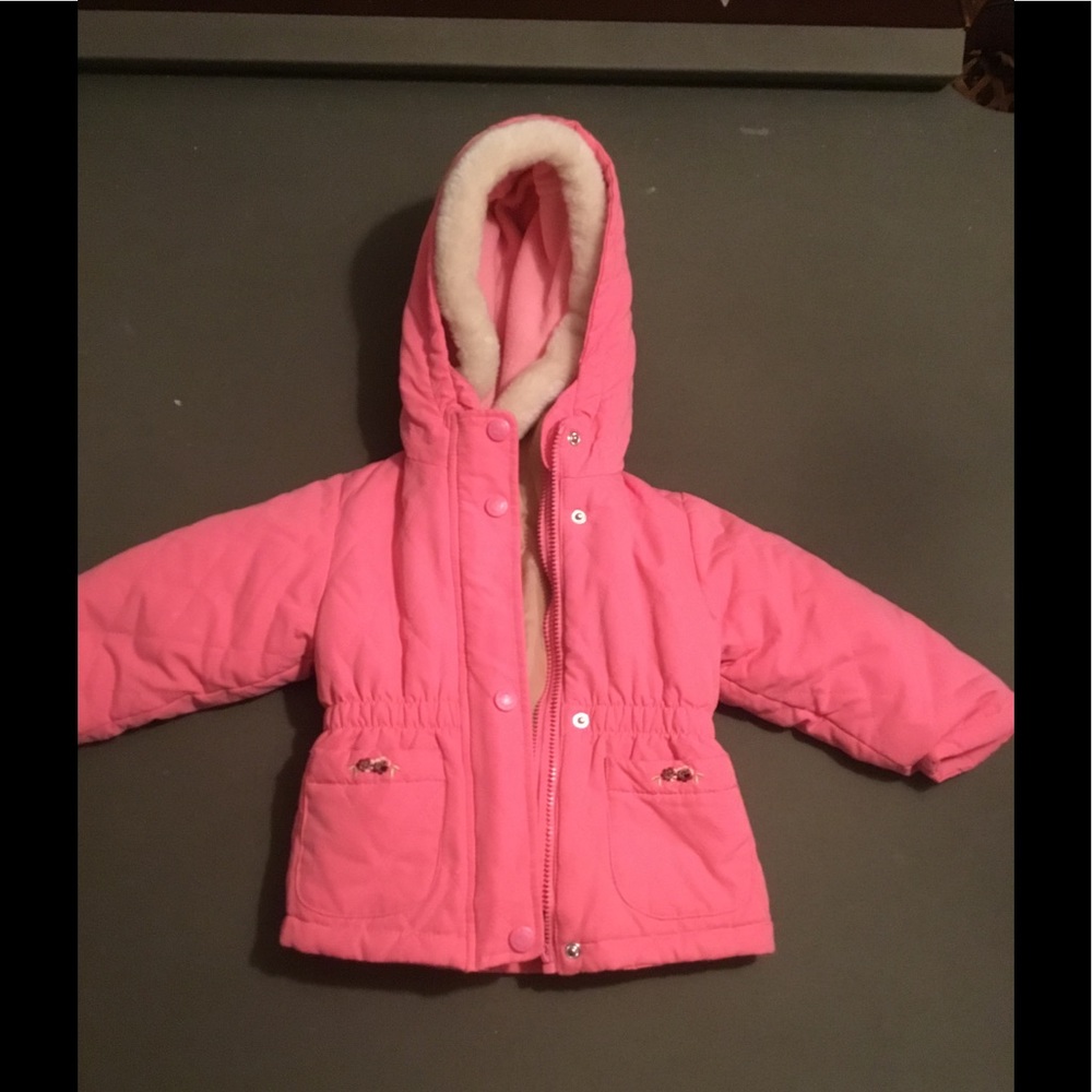 Osh kosh pink winter jacket